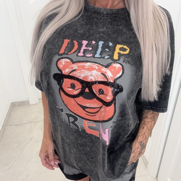 Miś Koszulka Grafit