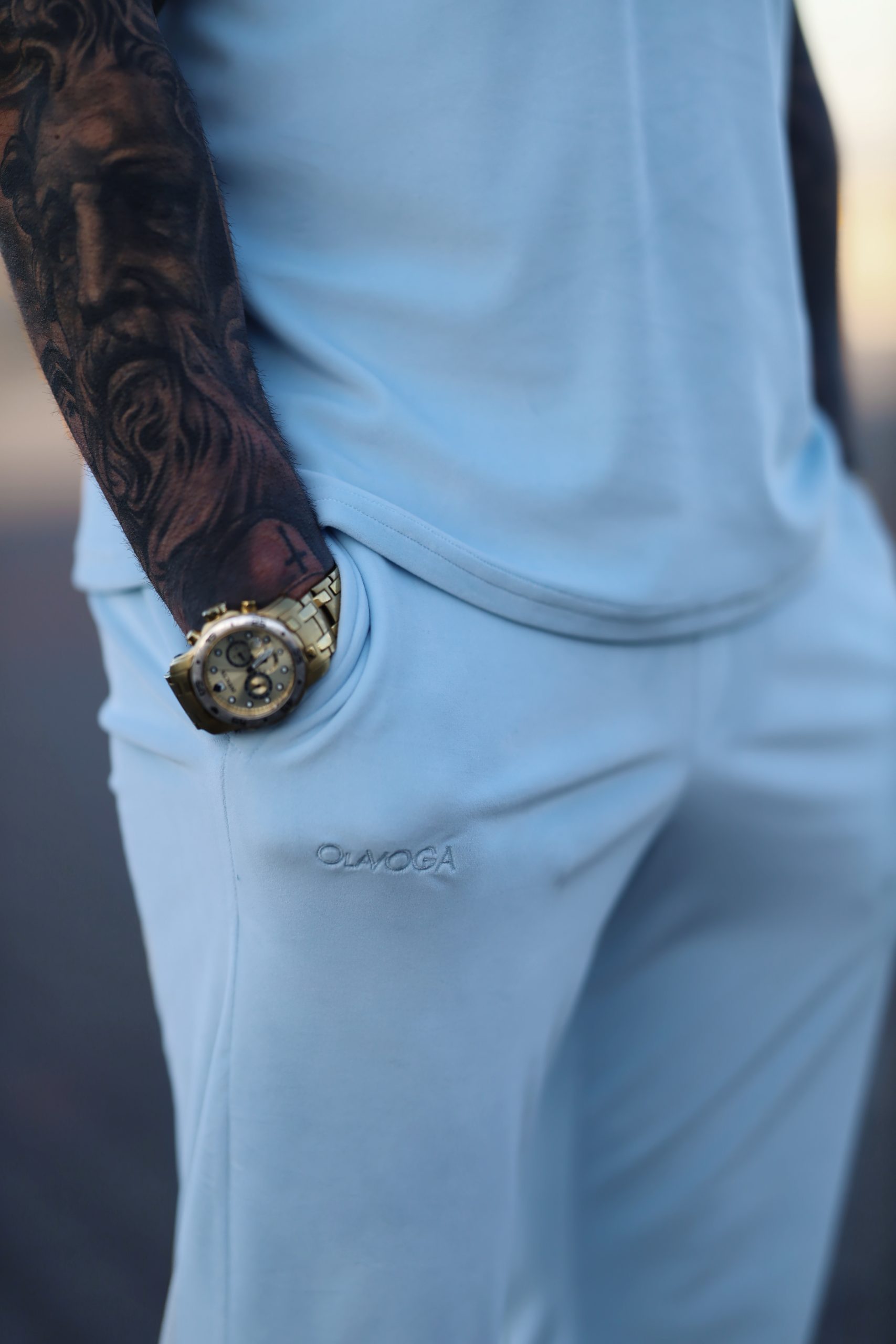 PIFFLE 2025 KOMPLET MĘSKI OLAVOGA Niebieski - obrazek 2