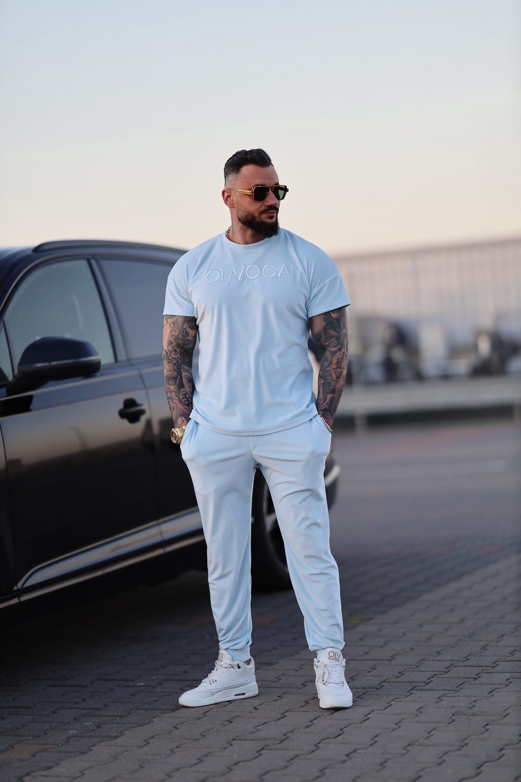 PIFFLE 2025 KOMPLET MĘSKI OLAVOGA Niebieski