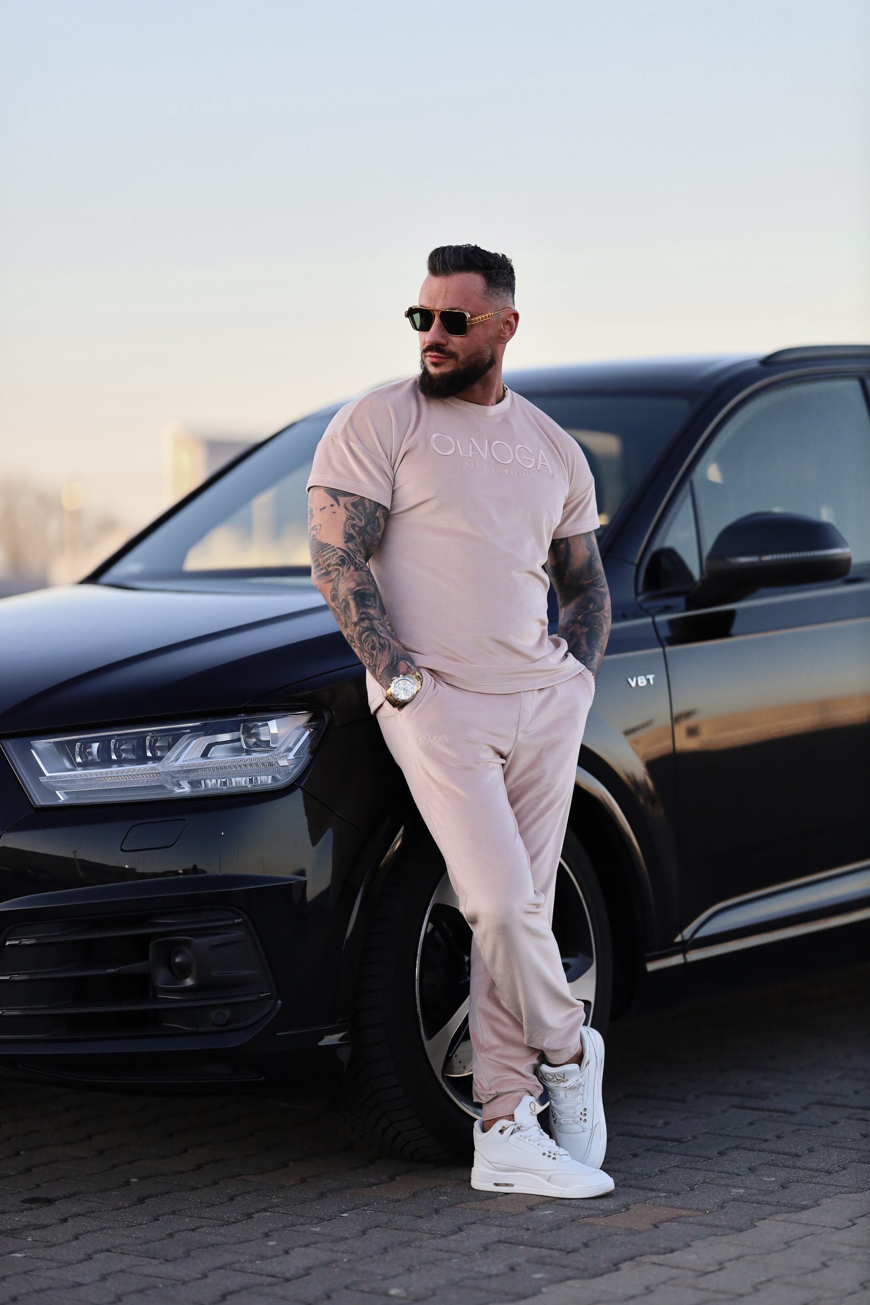 PIFFLE 2025 KOMPLET MĘSKI OLAVOGA Beżowy