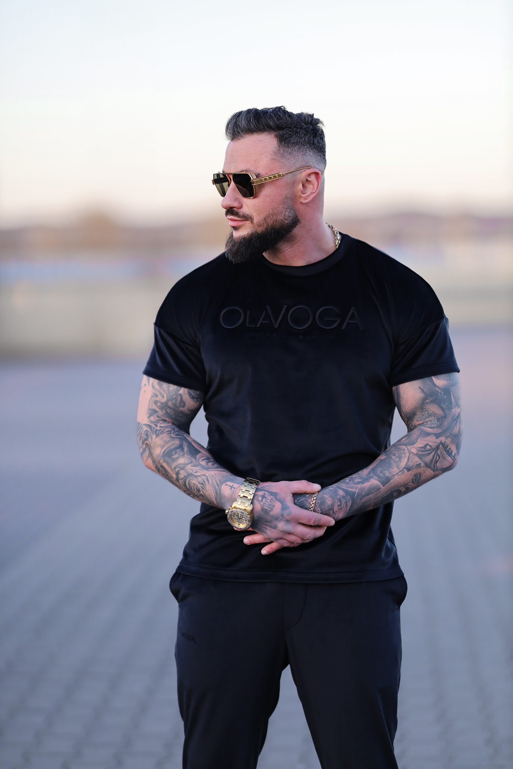 PIFFLE 2025 KOMPLET MĘSKI OLAVOGA Czarny - obrazek 3