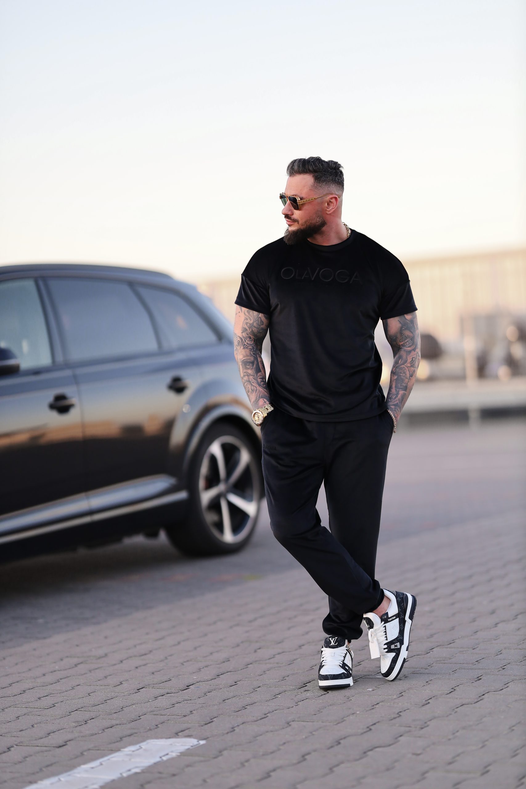 PIFFLE 2025 KOMPLET MĘSKI OLAVOGA Czarny - obrazek 2