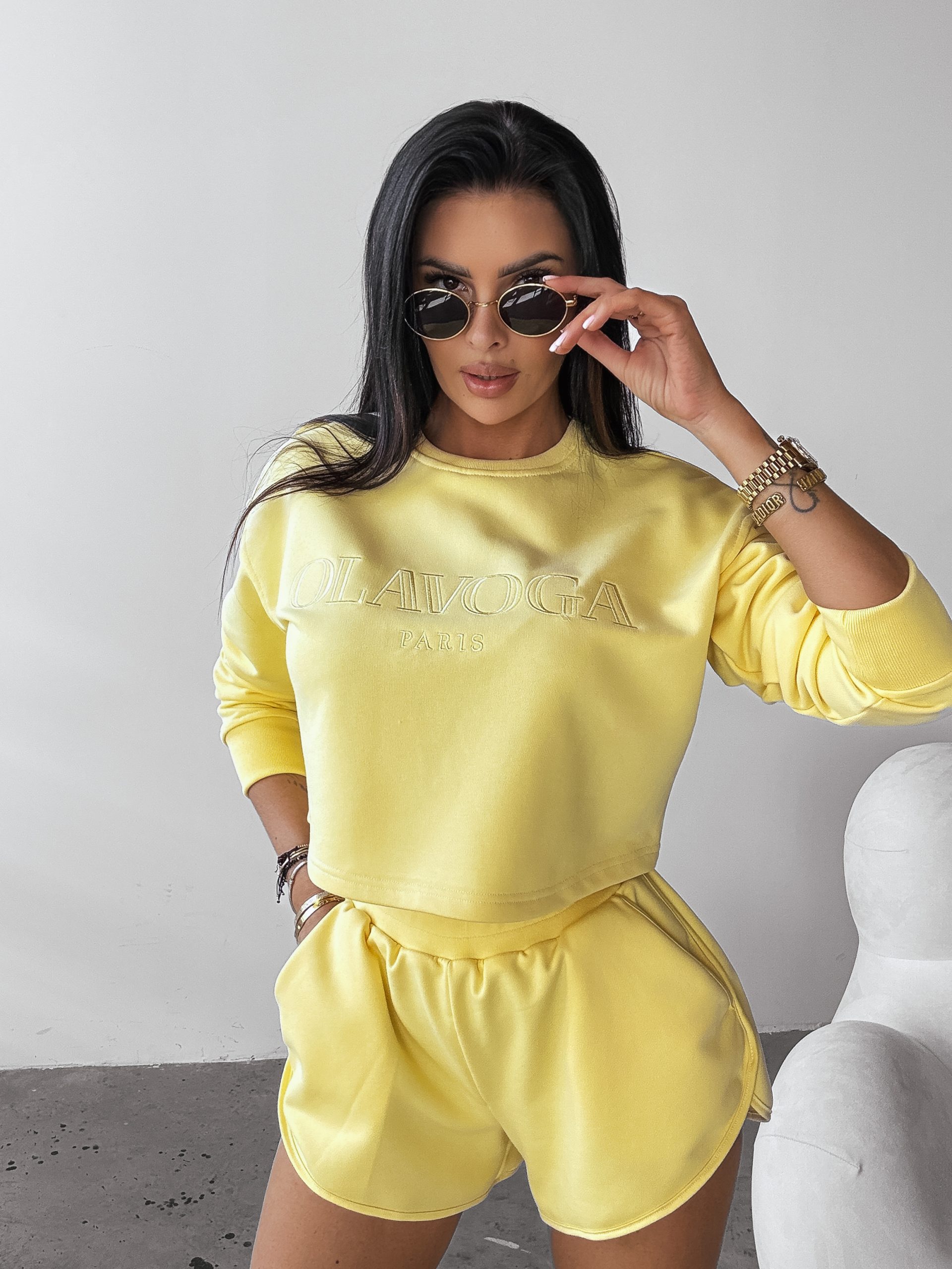 WEST 2025 KOMPLET DAMSKI OLAVOGA Żółty - obrazek 2