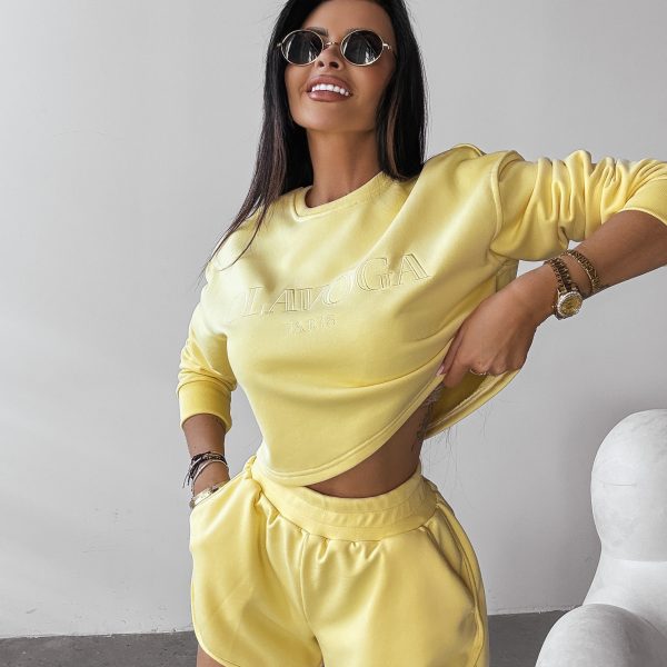 WEST 2025 KOMPLET DAMSKI OLAVOGA Żółty