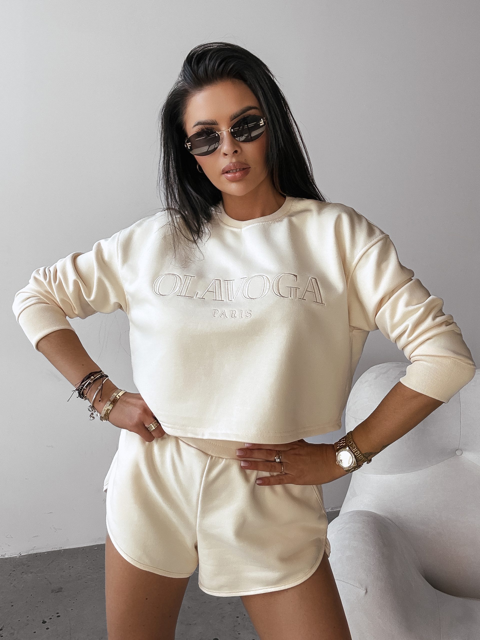 WEST 2025 KOMPLET DAMSKI OLAVOGA Ecru - obrazek 2